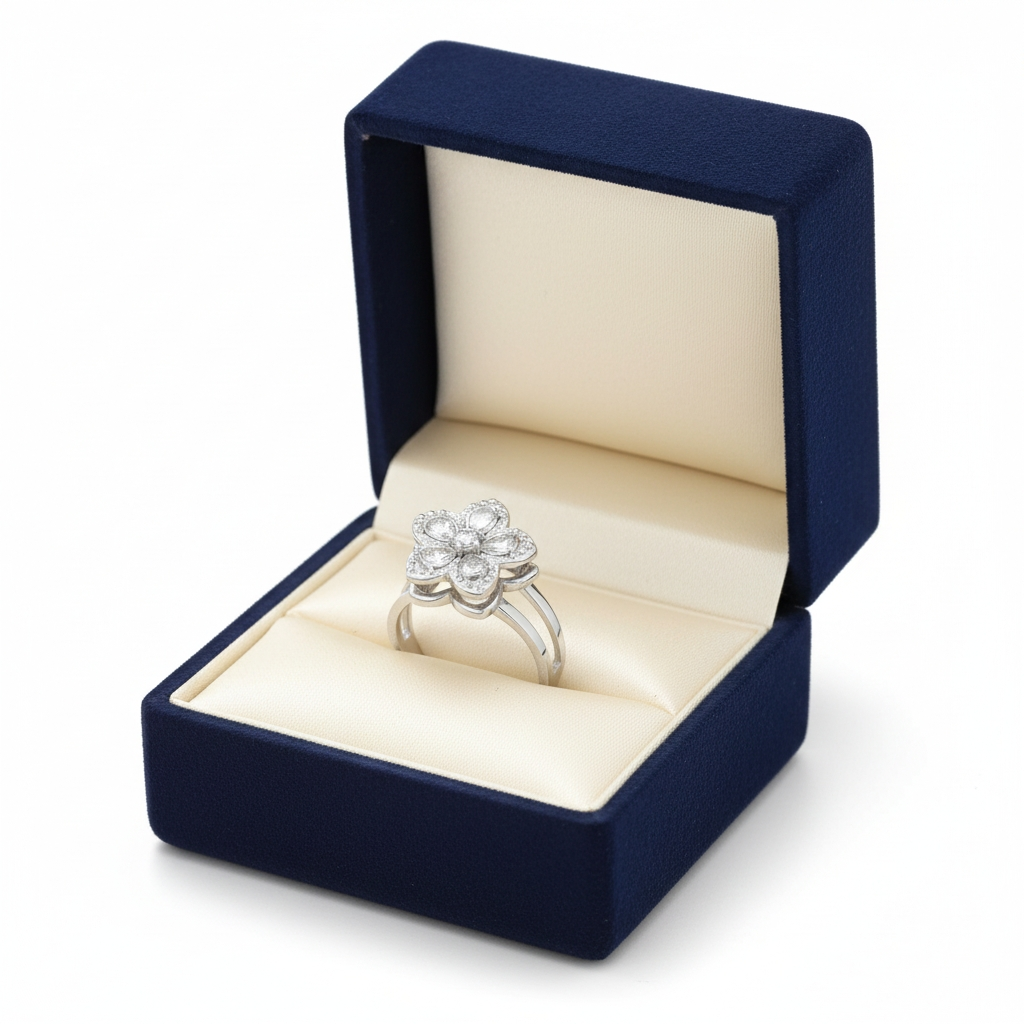 Bague Lyna anti-stress Argenté