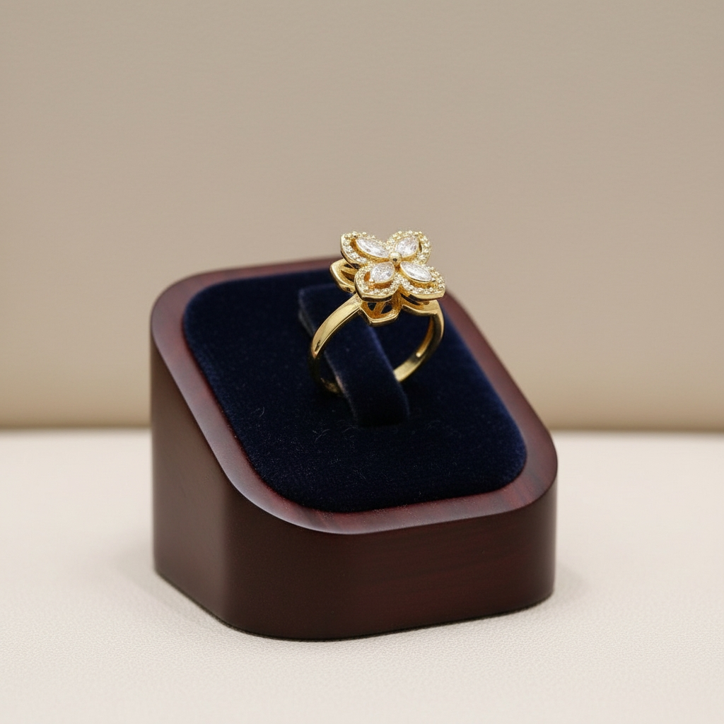 Bague Ariana anti-stress Doré